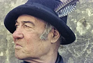 Vintage Clothing And Accessories Stampe: Closeup of elderly