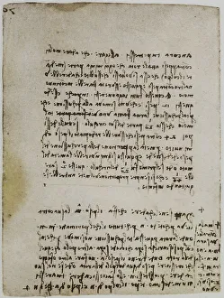 Leonardo Da Vinci Manuscripts Stampe: Considerations on balancing weights