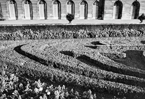 Versailles Garden Stampe: Detail of the garden of Versailles