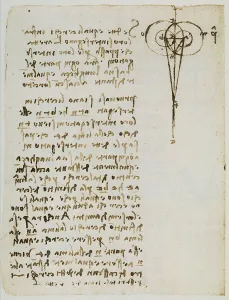Leonardo da Vincis Geometric Study Print