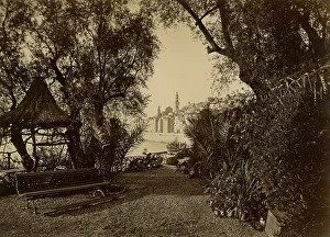 Menton France Stampe: Glimpse of Menton