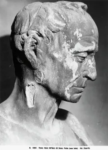Donatello Statue Stampe: Detail of the head of the so-called Beardless Prophet
