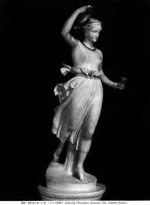 Antonio Canova Artwork Stampe: Hebe, marble with bronze inserts