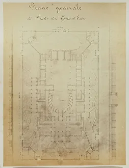Mappa Stampe: Stampa della Mappa generale dell'Opera di Caio, 1870-1880