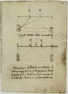 European Renaissance Baroque Styles Stampe: Physics calculations with weights and balances