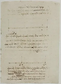 Leonardo da Vincis Appunti di fisica Print