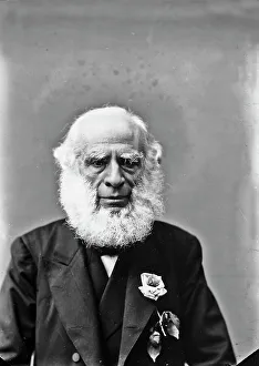 Elderly Man Portrait Stampe: Potrait of an elderly man