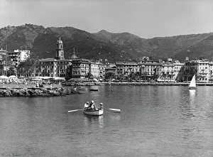 Stampe di 'Rapallo' Rapallo Stampe: Rapallo Print, 19th-century Italian photograph