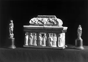 Late Gothic Period Art Stampe: Rectangular casket, by the Embriachi workshop
