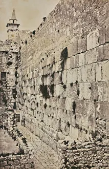 Western Wall Jerusalem Stampe: Section of the Western Wall in Jerusalem