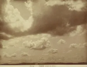 Natural Elements In Art Stampe: Sky with large clouds
