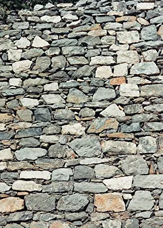 Architectural Photography Italy Stampe: Stone wall