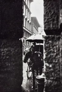 Horse Drawn Carriage Stampe: Via Strozzi, Florence
