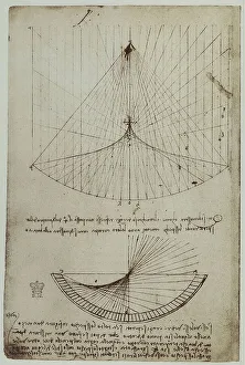 Leonardo da Vincis Print of Reflected Light
