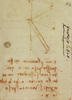 European Renaissance Periods Stampe: Study on physics, writings from the Codex Forster II
