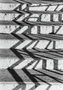 Italian Building Design Stampe: Study of shadows on the steps