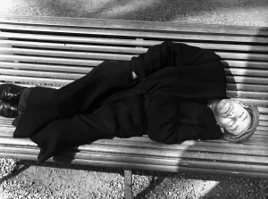 Urban Park Bench Stampe: Without title