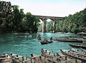 River Course Scenery Stampe: The viaduct of Gorlitz