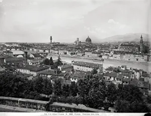 Florence Church Architecture Stampe: View of Florence