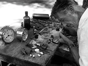 Orologio al lavoro Print, 19th-century Photographic Print