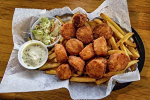 French Fries Dish Stampe: Fish and Chips