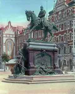 Kaiser Wilhelm I Statue Stampe: Danzig