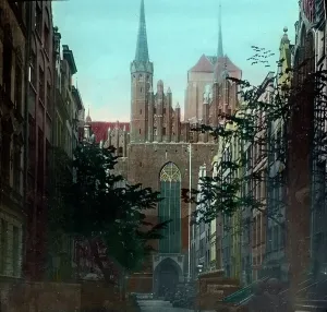 Gdansk Cityscape Stampe: Danzig
