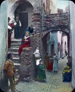 Lake Como Village Stampe: Der Comer See
