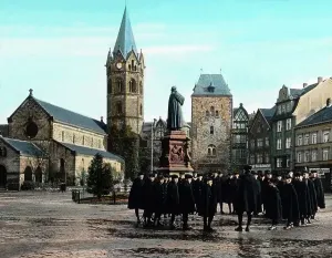Nikolaikirche Germany Stampe: Thuringen Thüringen