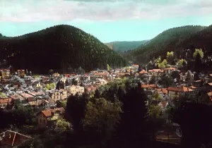 Middle Europe Landscape Stampe: Thuringen Thüringen
