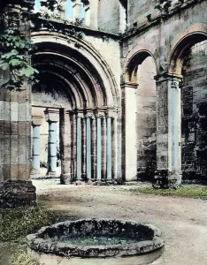 Thuringia Ruins Stampe: Thuringen Thüringen