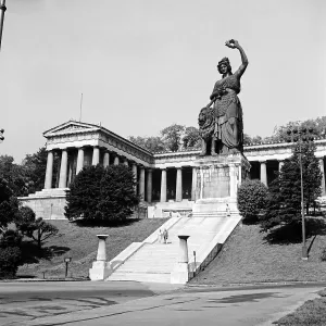Bavaria Statue Munich Stampe: München