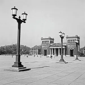Il Tempio Dorico sul Königsplatz a Monaco di Baviera, Germania 1930