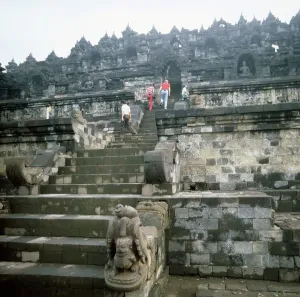 Buddhist Temples In Indonesia Stampe: Java / Indonesien