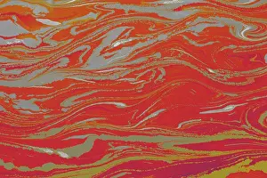 Abstract Marble Texture Stampe: Abstract creative marble pattern texture. Traditional art of Ebr