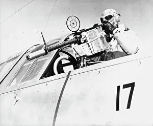 Retro Aviation Images Stampe: An Axis Ship Is His Target -- A U
