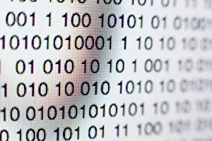 Global Communication Network Stampe: Binary code