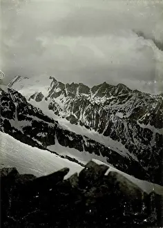 Mountain Range Italy Stampe: Caption is missing, possibly Adamello