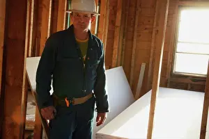 Tradesman Occupation Stampe: Construction Worker