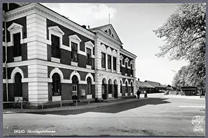 Stampe di Stazione di Eksjö Ferrovia Stampe: Stazione di Eksjö