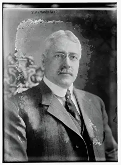 American Financier Stampe: F.A. Vanderlip