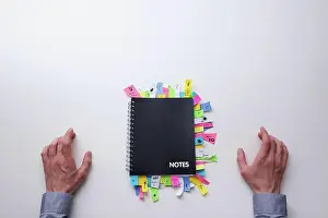 Sticky Note Organization Stampe: Notepad full of sticky notes
