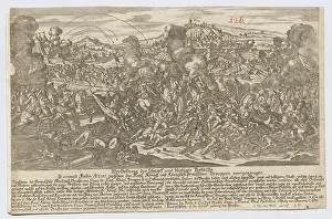 Military History Artwork Stampe: Presentation of the sharp and bloody bataille