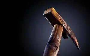 Rusty Tool Stampe: Rusty, hammer, rust, rust, rusted, hammer ** Rusty, Hammer, Rusted, Hammers Ktn-Jcx