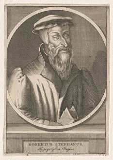 Protestant Reformation Figure Stampe: Stephanus, Robert