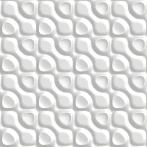 Decorative Wall Design Stampe: 3D effect seamless background, wallpaper decoration pattern