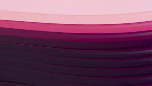 Stampe di Un'immagine astratta in 3D che cattura la serenità di onde fluide in un gradiente di rosa a viola scuro, ideale per scopi artistici e di design Opere D'arte Minimaliste Stampe: Abstracto sfumato di onde rosa e viola scuro.