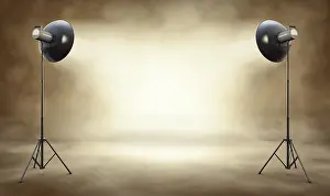 Studio Photography Backgrounds Stampe: 3D rendering of a background