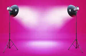 Studio Photography Backgrounds Stampe: 3D rendering of a background