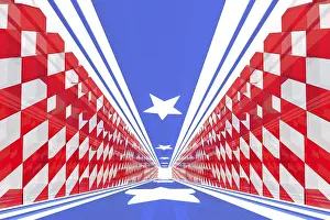 Digitally Generated Images Stampe: 3d rendering of backgrounds abstract